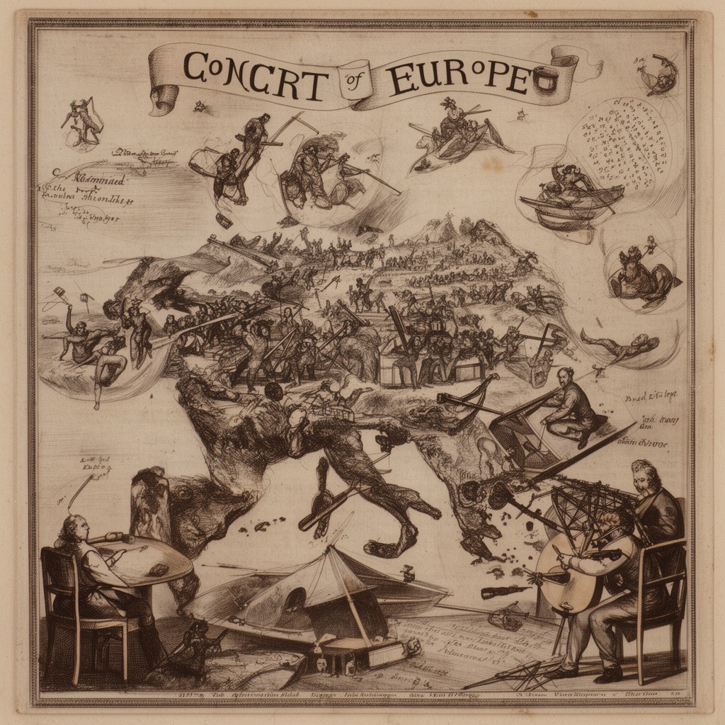 AI-generated illustration of Concert of Europe