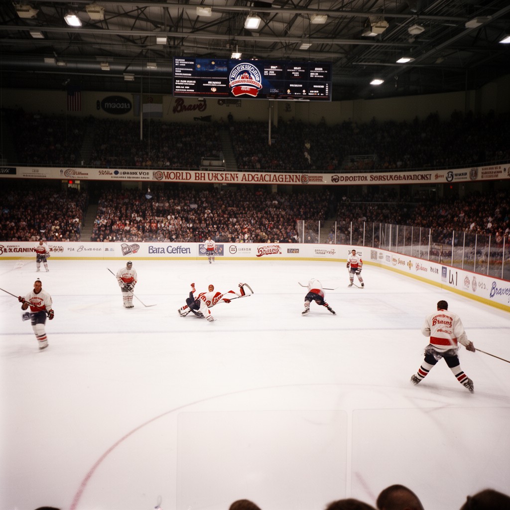AI-generated illustration of Boston Braves (NHL)