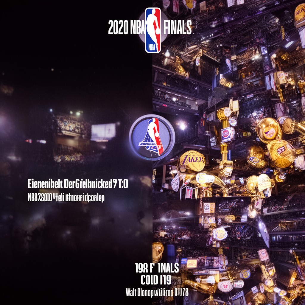AI-generated illustration of 2020 NBA Finals
