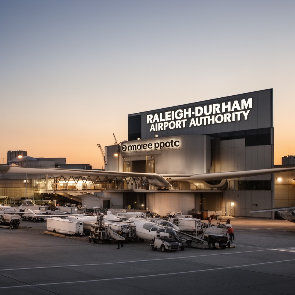 AI-generated illustration of Raleigh–Durham Airport Authority