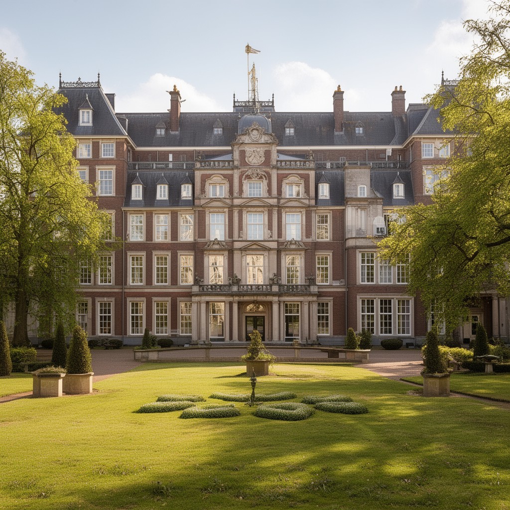 AI-generated illustration of Noordeinde Palace