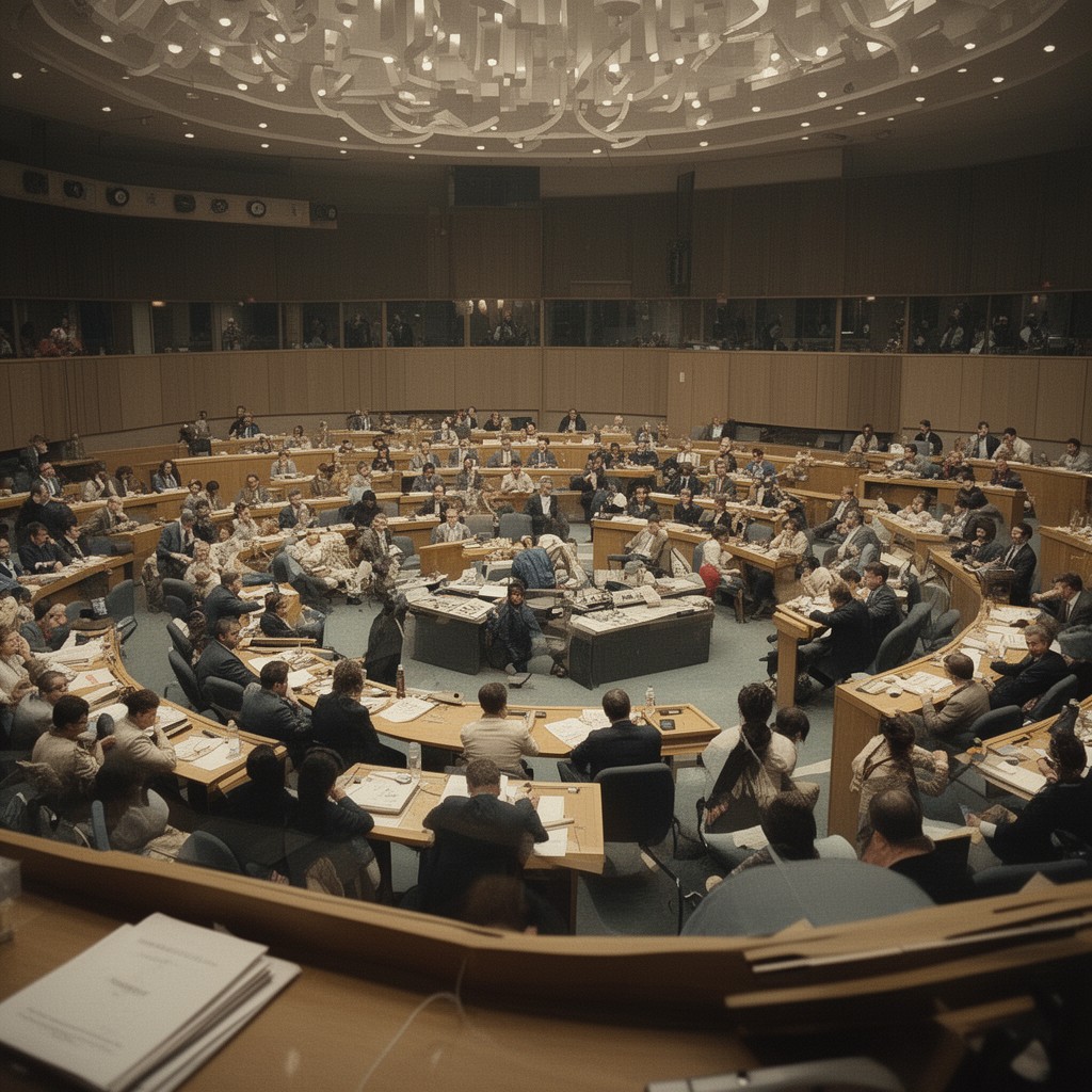 AI-generated illustration of Third Committee (Social, Humanitarian and Cultural)