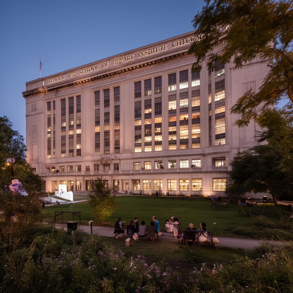 AI-generated illustration of School of the Art Institute of Chicago