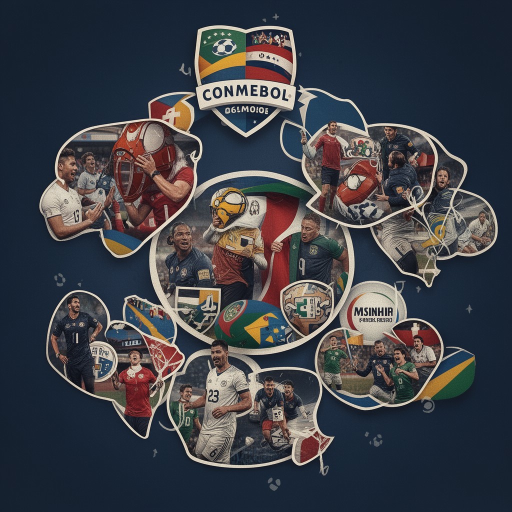 AI-generated illustration of CONMEBOL