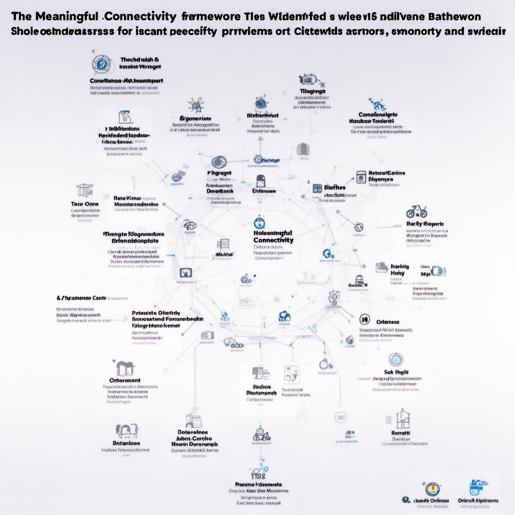 AI-generated illustration of Meaningful Connectivity framework