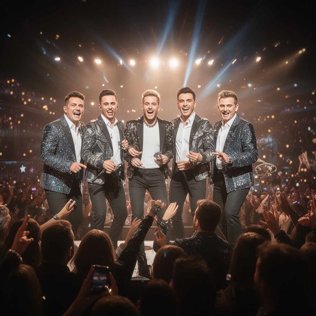 AI-generated illustration of Take That
