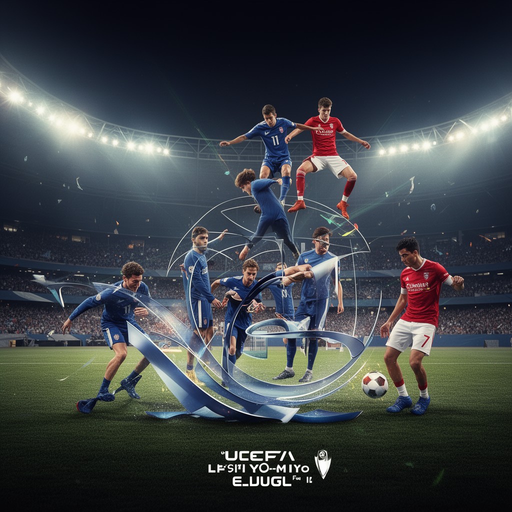 AI-generated illustration of UEFA Youth League