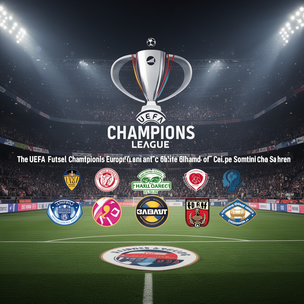 AI-generated illustration of UEFA Futsal Champions League