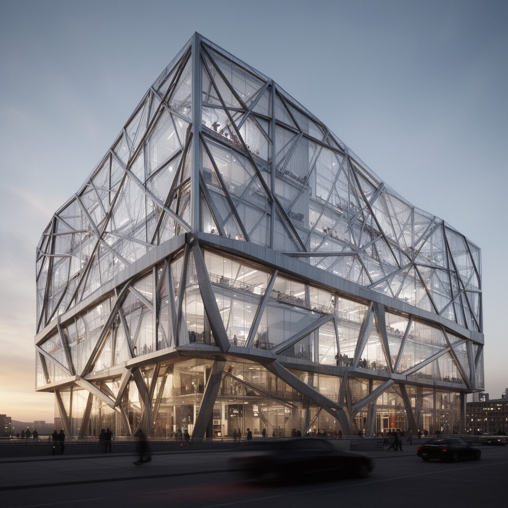 AI-generated illustration of Foster + Partners