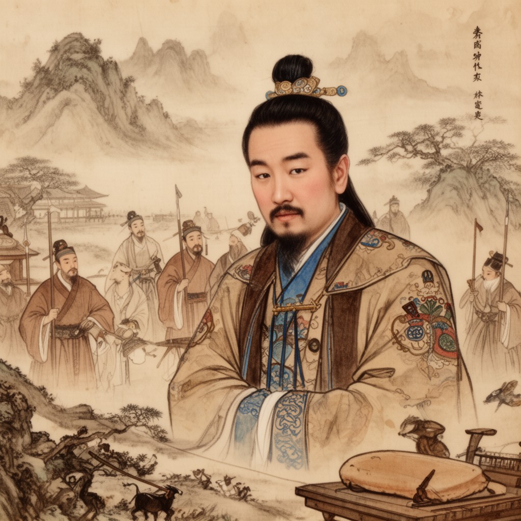 AI-generated illustration of Han dynasty