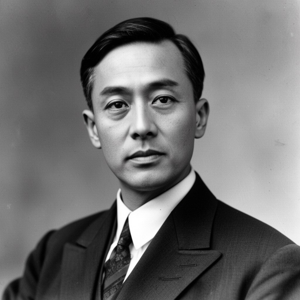 AI-generated illustration of Ryūnosuke Akutagawa