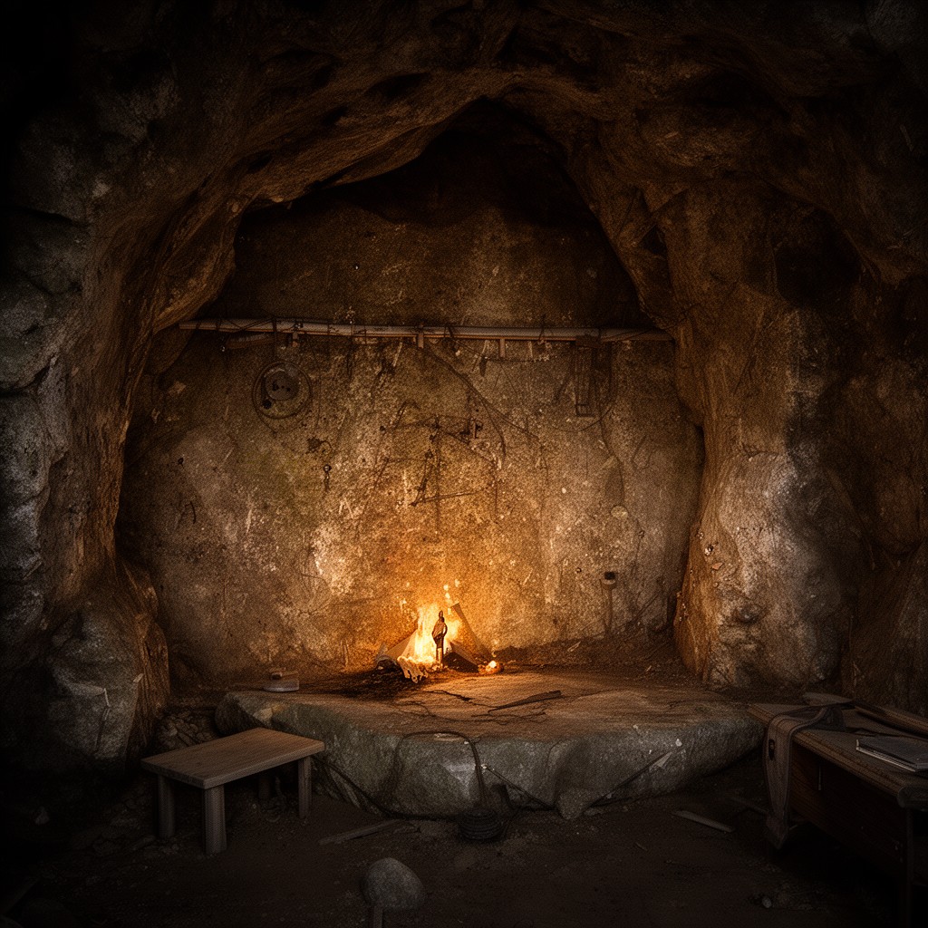 AI-generated illustration of Dungeon Rock
