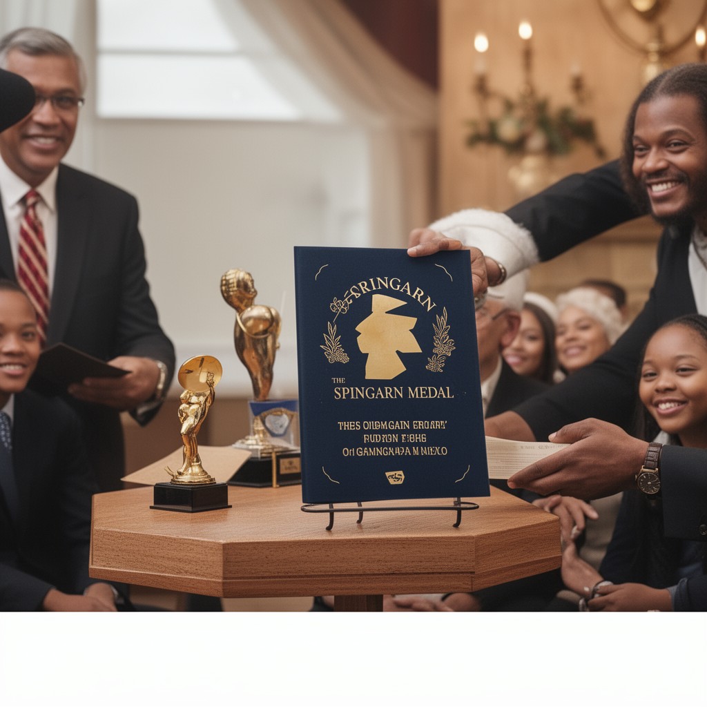 AI-generated illustration of Spingarn family fund
