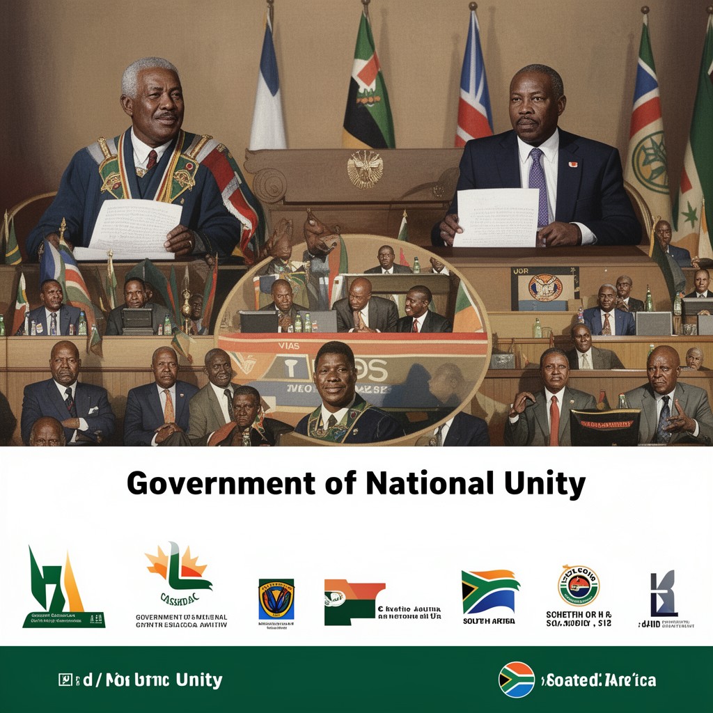 AI-generated illustration of Government of National Unity (South Africa)