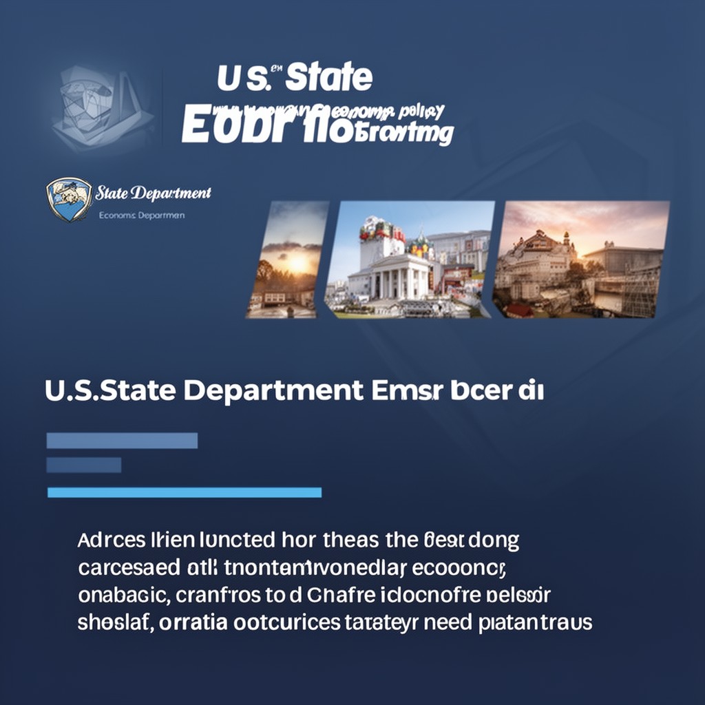 AI-generated illustration of U.S. State Department economic bureaus