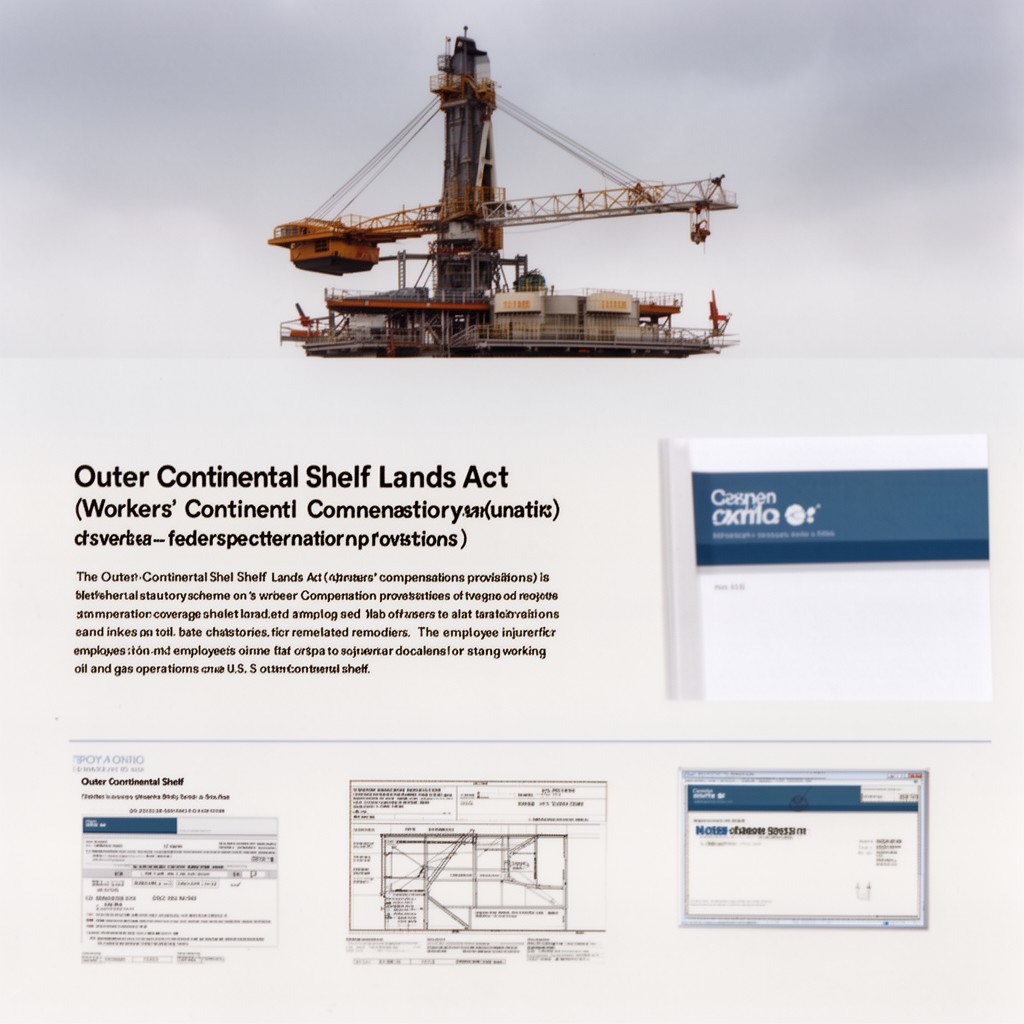 AI-generated illustration of Outer Continental Shelf Lands Act (workers’ compensation provisions)