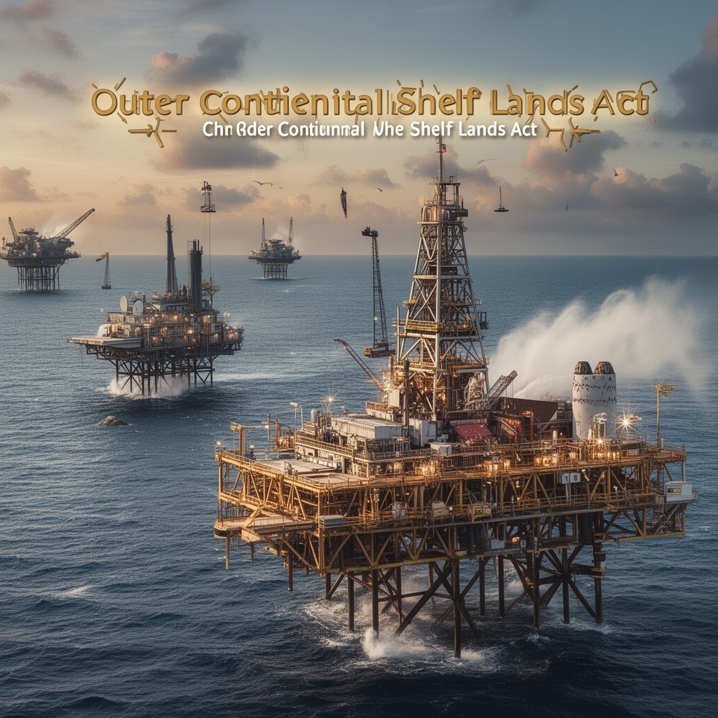 AI-generated illustration of Outer Continental Shelf Lands Act