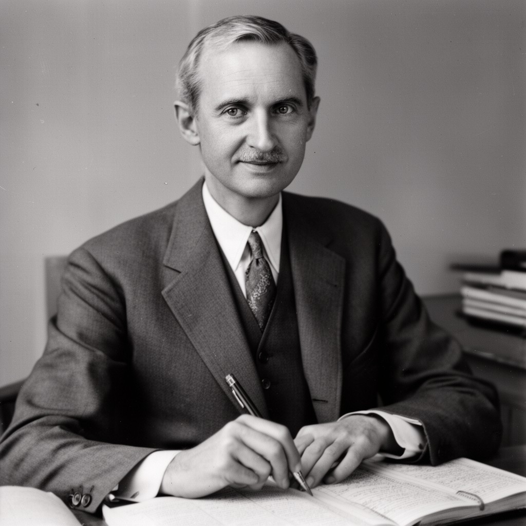 AI-generated illustration of Joseph Sweetman Ames