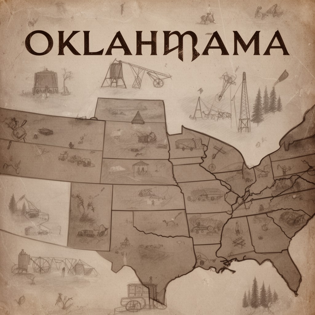 AI-generated illustration of Oklahoma