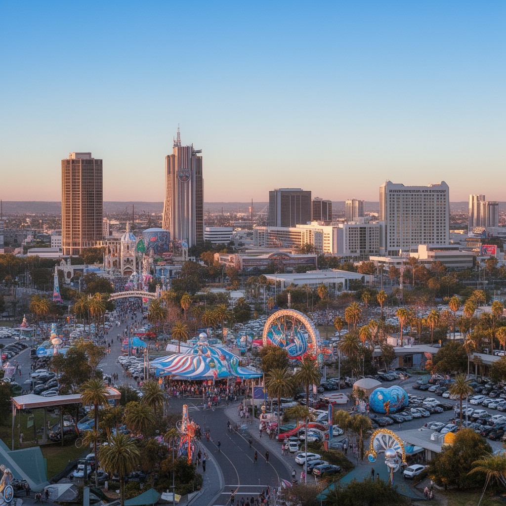 AI-generated illustration of Anaheim