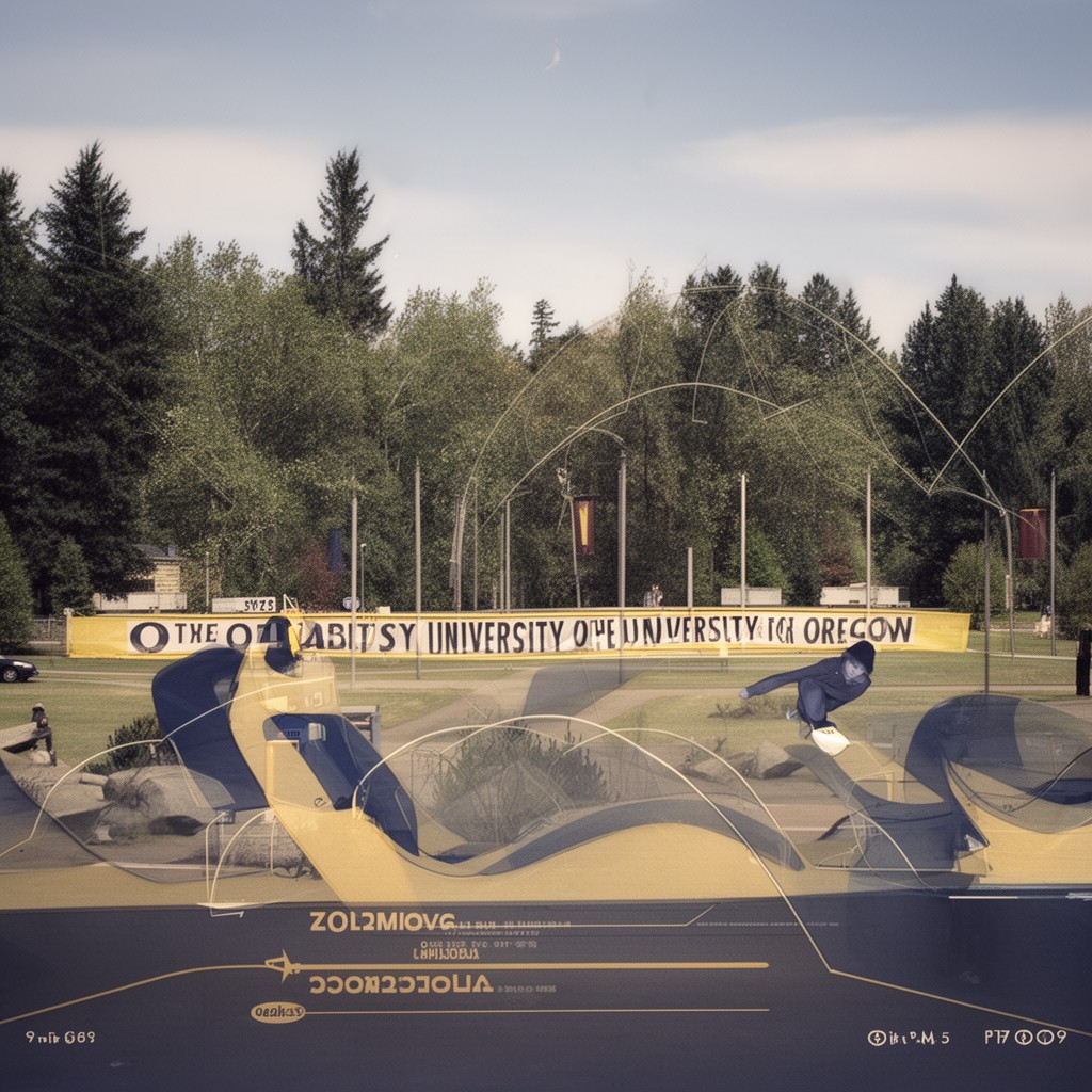 AI-generated illustration of University of Oregon
