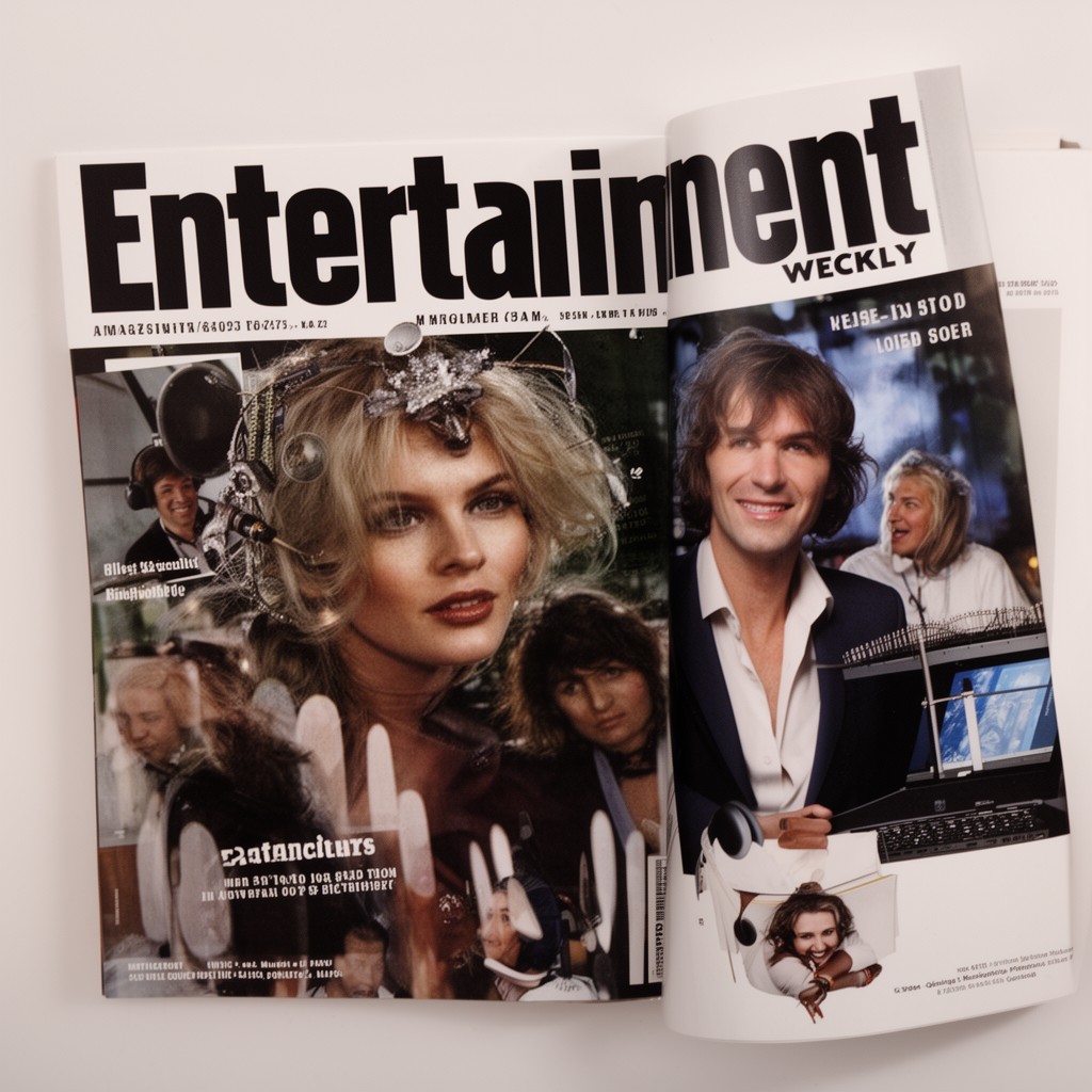 AI-generated illustration of Entertainment Weekly
