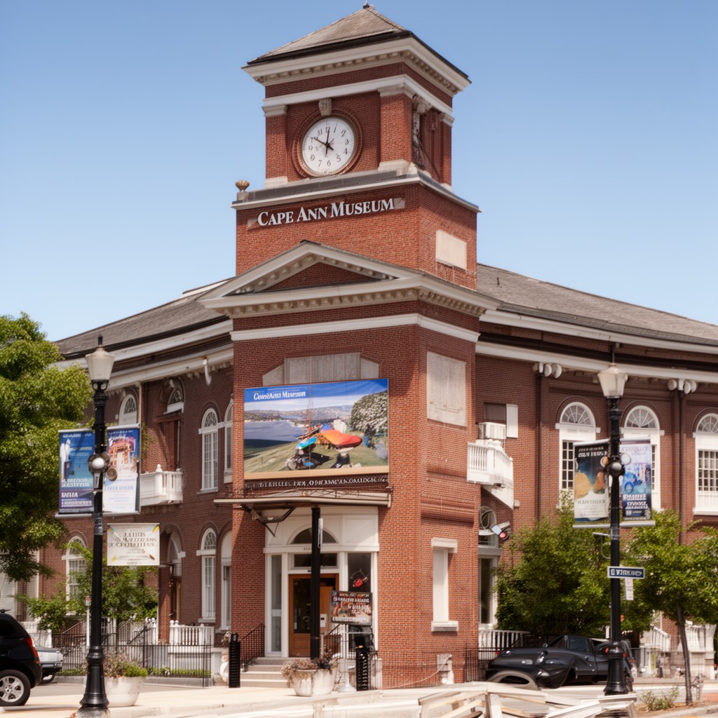 AI-generated illustration of Cape Ann Museum