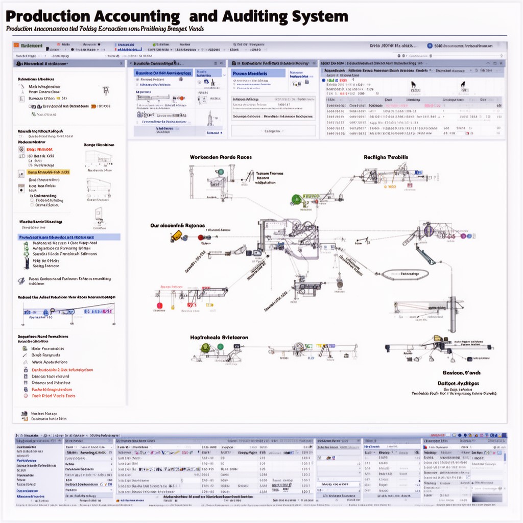 AI-generated illustration of Production Accounting and Auditing System