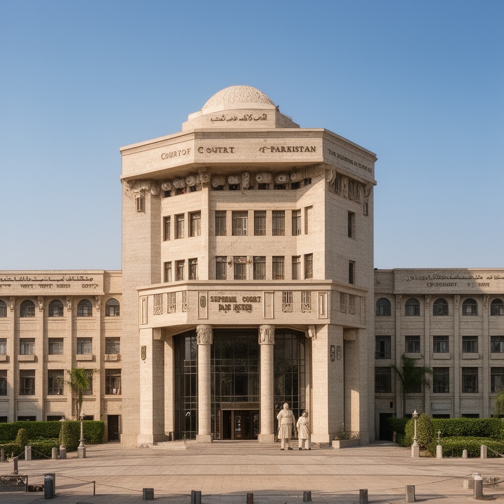 AI-generated illustration of Supreme Court of Pakistan