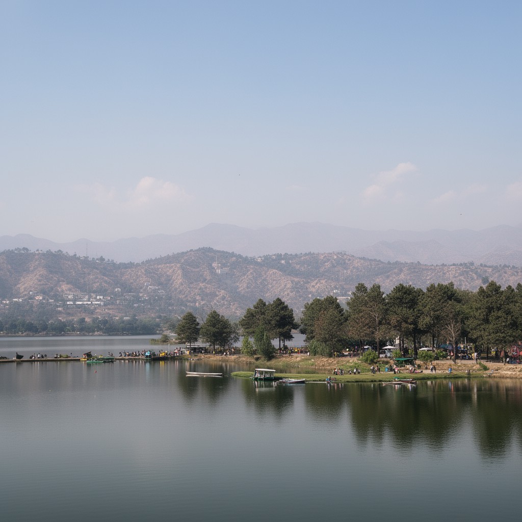AI-generated illustration of Rawal Lake