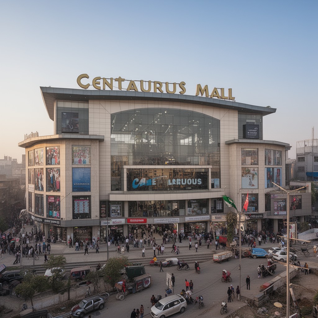 AI-generated illustration of Centaurus Mall