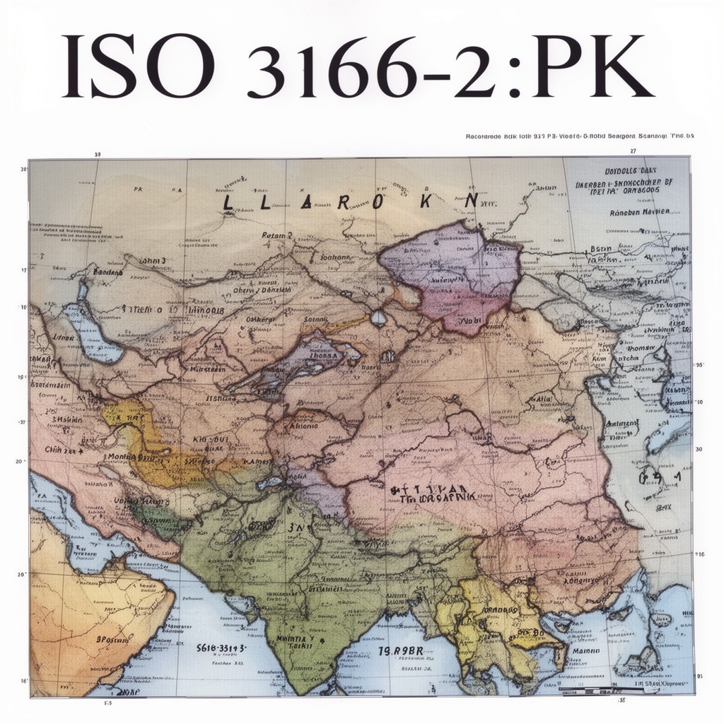 AI-generated illustration of ISO 3166-2:PK