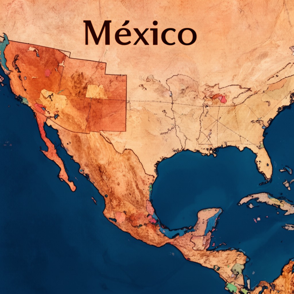 AI-generated illustration of Mexico