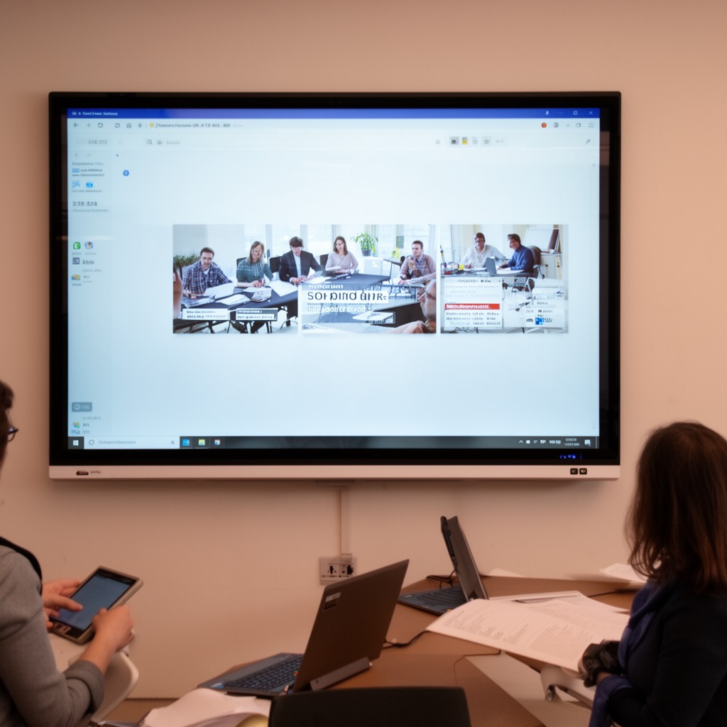 AI-generated illustration of Surface Hub