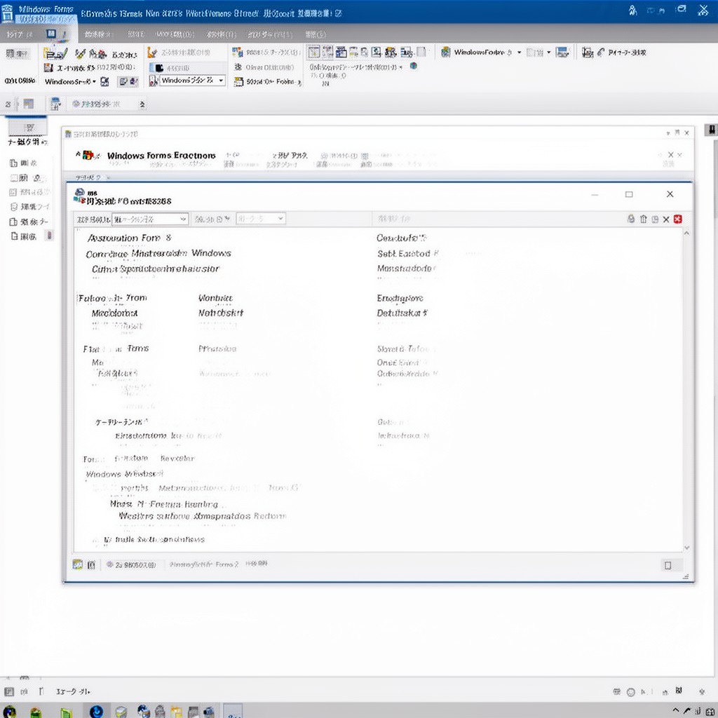AI-generated illustration of Windows Forms
