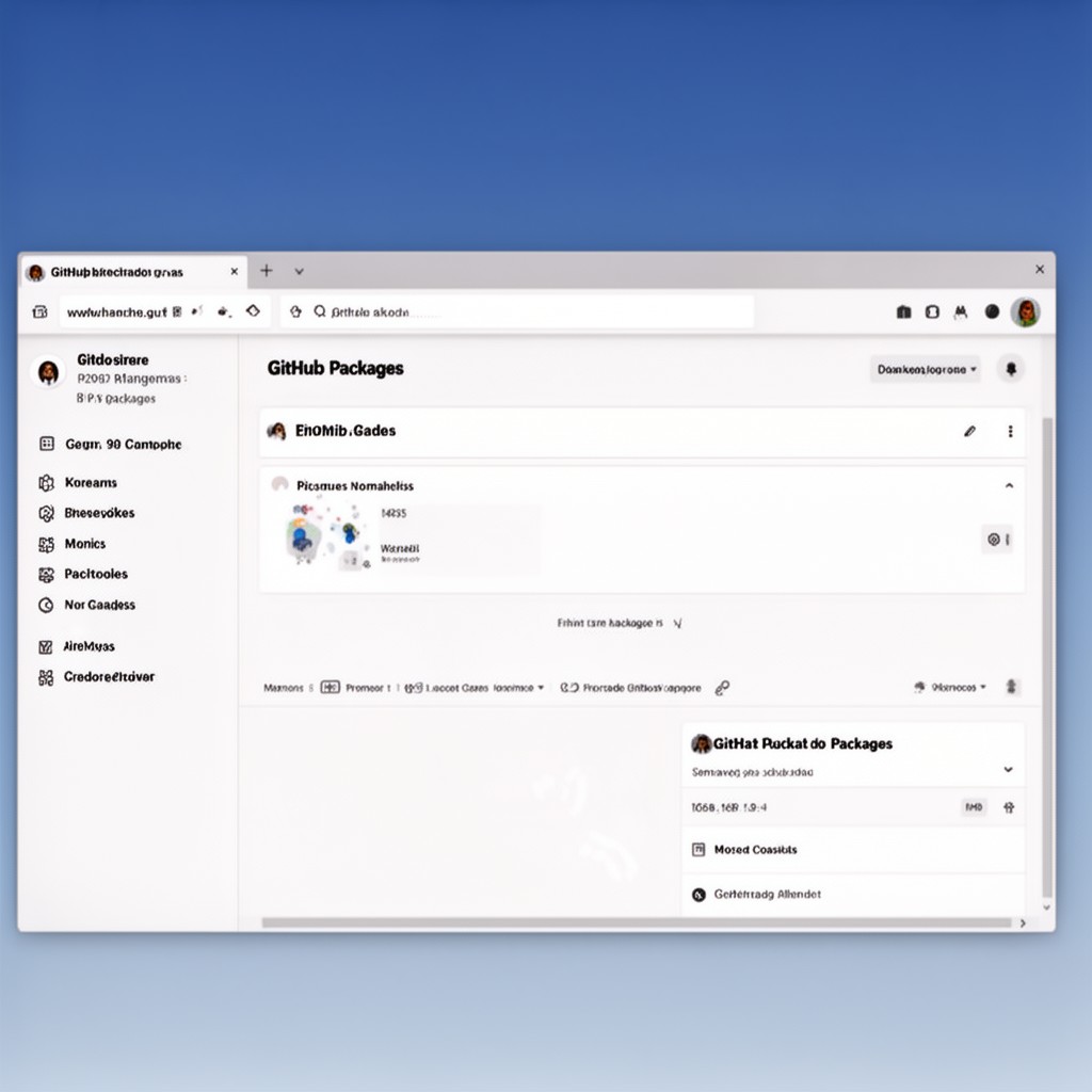 AI-generated illustration of GitHub Packages