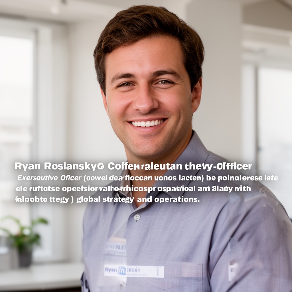 AI-generated illustration of Ryan Roslansky – Chief Executive Officer