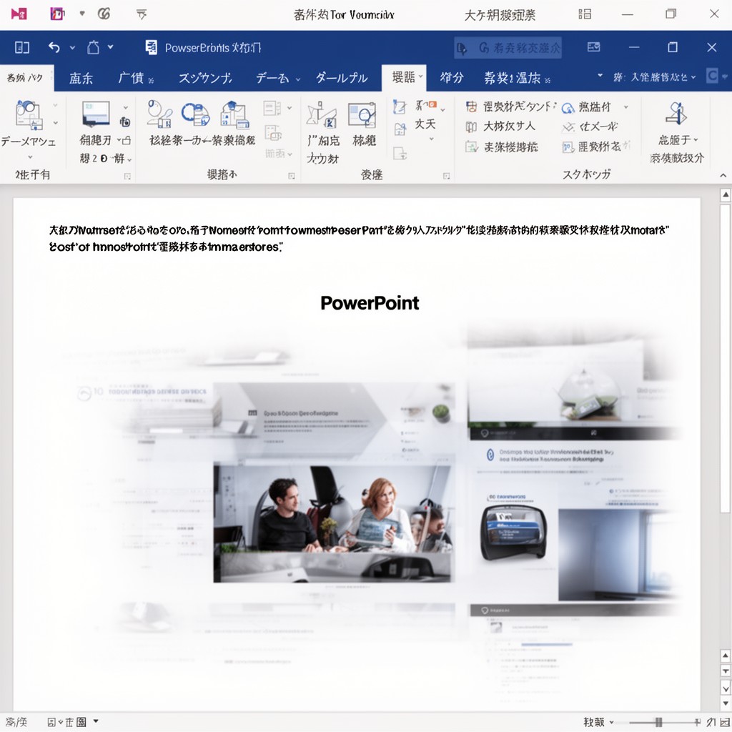 AI-generated illustration of PowerPoint