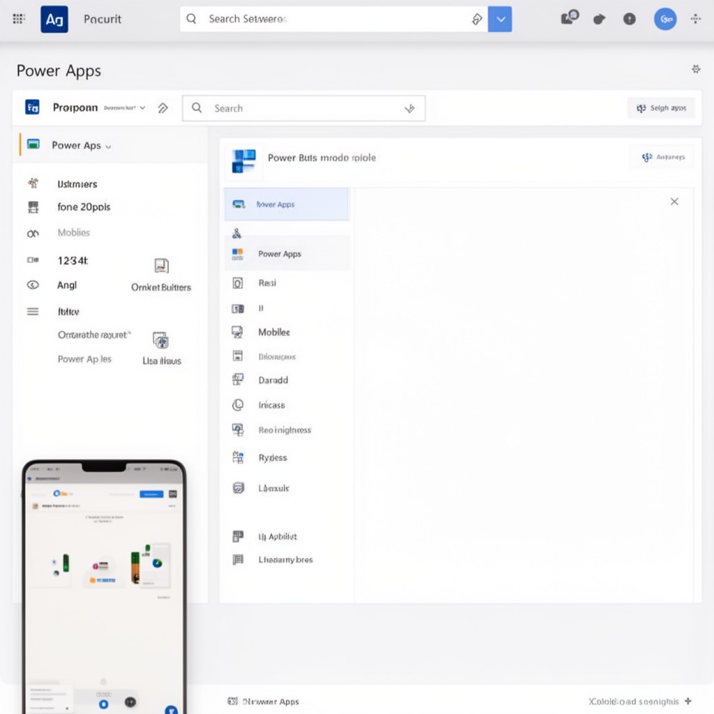 AI-generated illustration of Power Apps