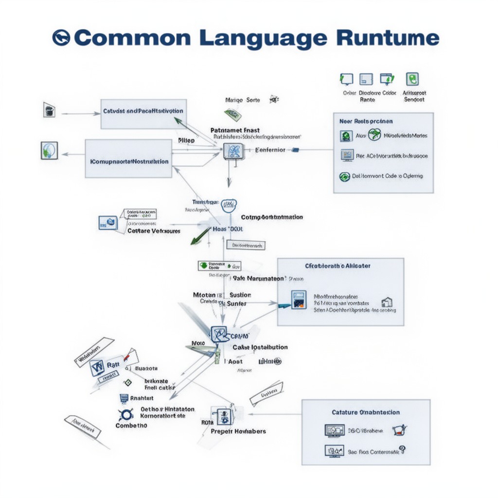 AI-generated illustration of Common Language Runtime