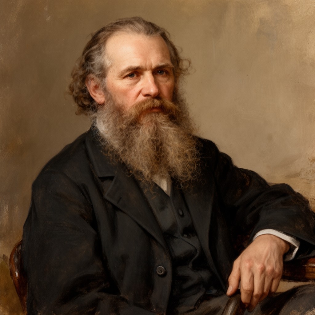 AI-generated illustration of Leo Tolstoy