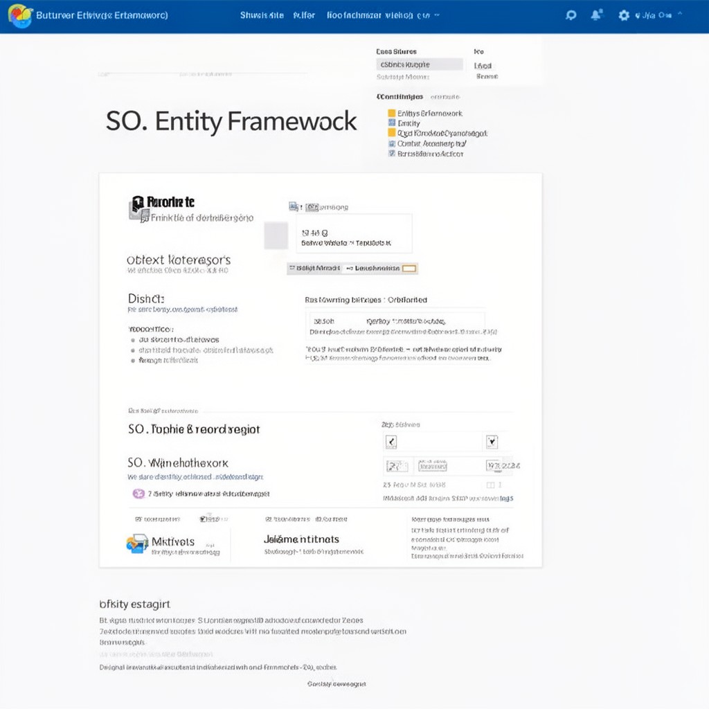 AI-generated illustration of Entity Framework