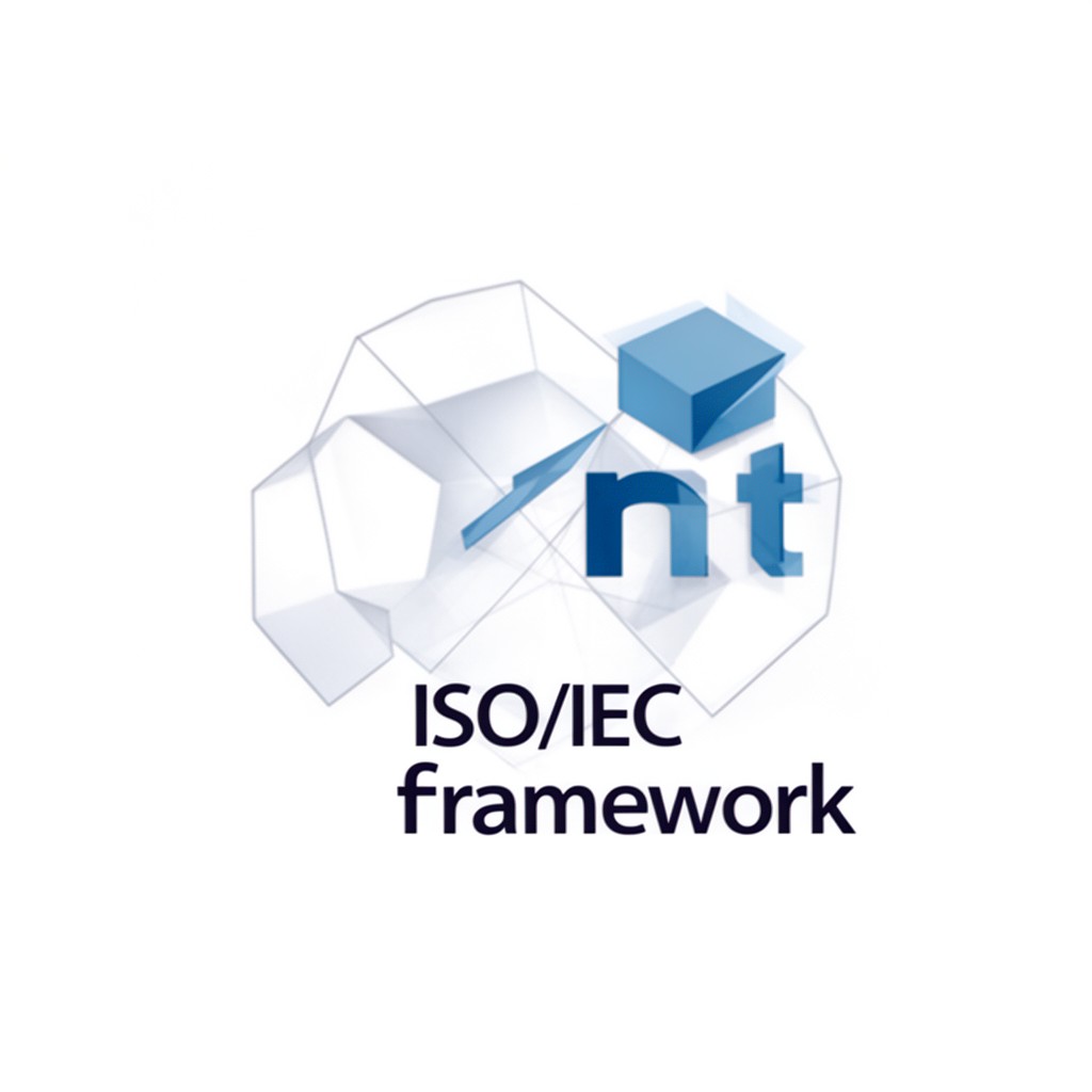 AI-generated illustration of ISO/IEC (for parts of the framework)
