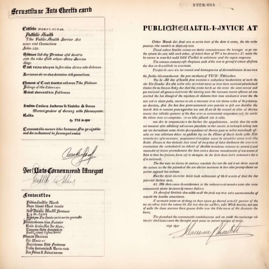AI-generated illustration of Public Health Service Act