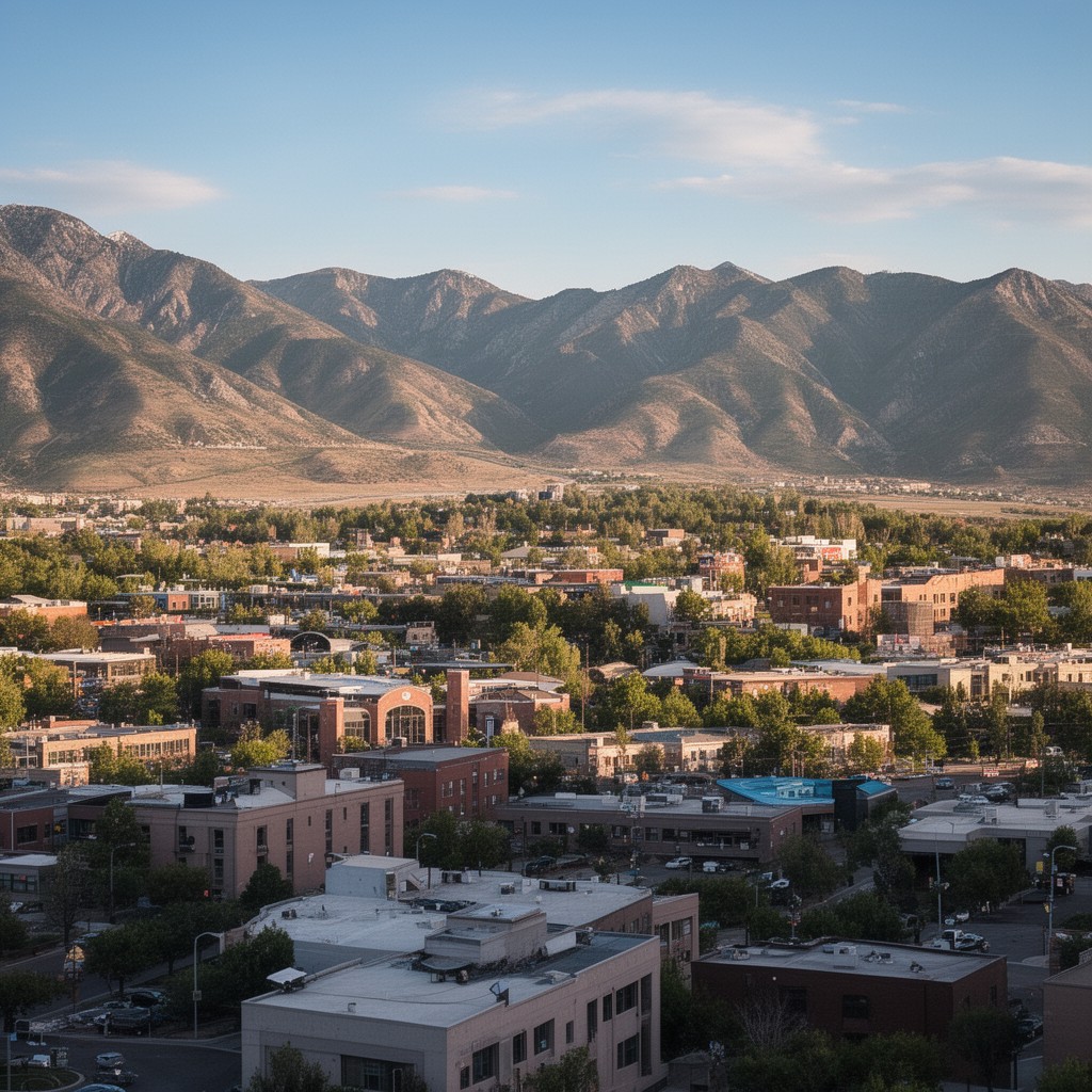 AI-generated illustration of Provo, Utah