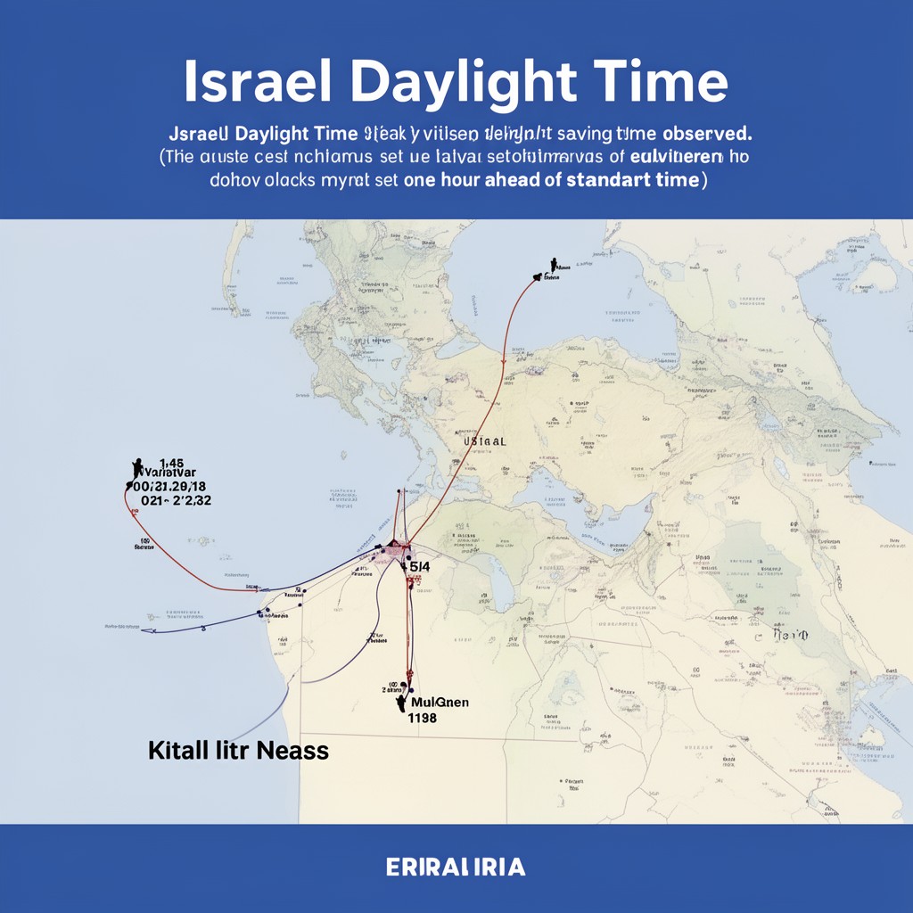 AI-generated illustration of Israel Daylight Time