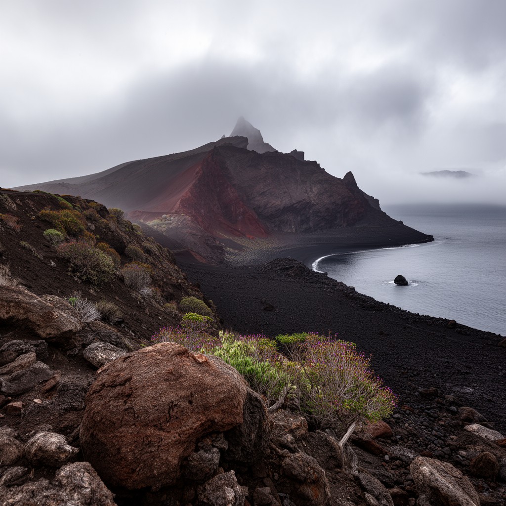 AI-generated illustration of La Palma