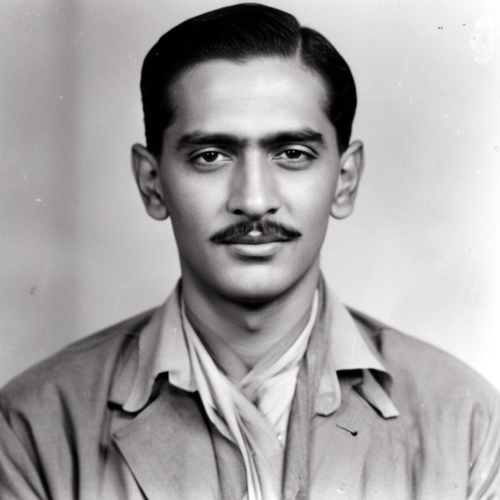 AI-generated illustration of Nathuram Godse
