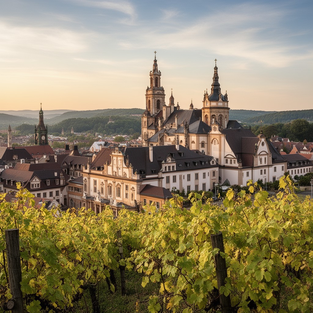 AI-generated illustration of Würzburg, Germany