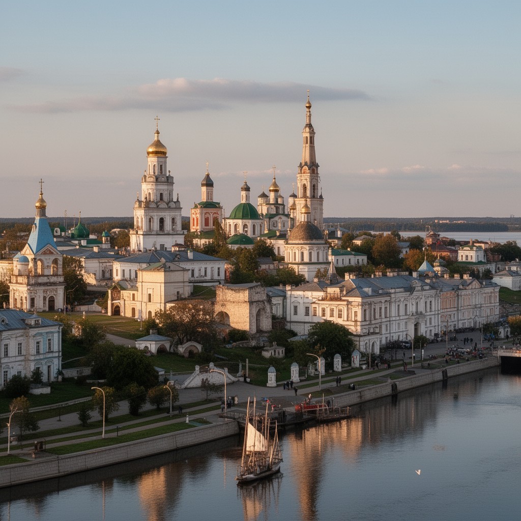 AI-generated illustration of Yaroslavl